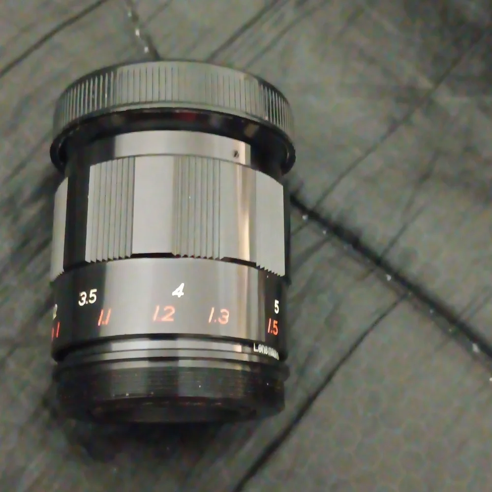 Vintage 100 MM F4 Lenz With Cap
